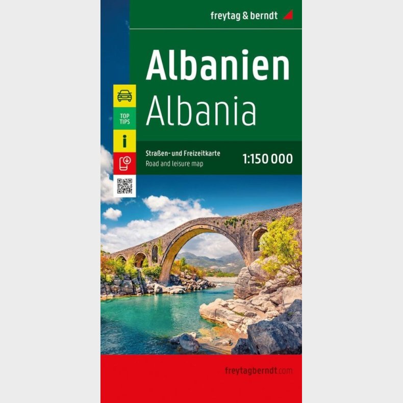 Albania - Albanien, Freytag & Berndt Road Map - English book