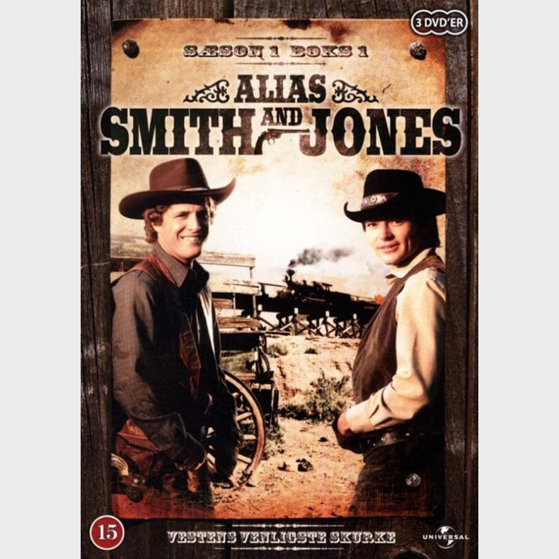 Alias Smith Og Jones - Sson 1 - Boks 1 - DVD - Tv-serie