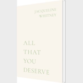 All That You Deserve - Jacqueline Whitney - English Book