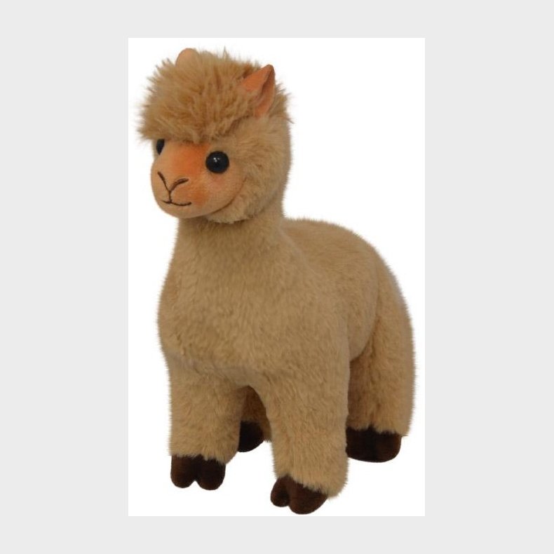 Alpaca Plysbamse 21x26 cm - All About Nature