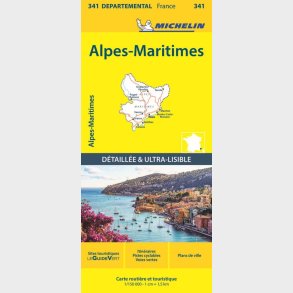 Alpes-maritimes - Michelin Local Map 341 - English book