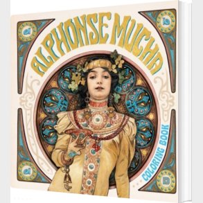 Alphonse Mucha Coloring Book - Alphonse Mucha - English Book