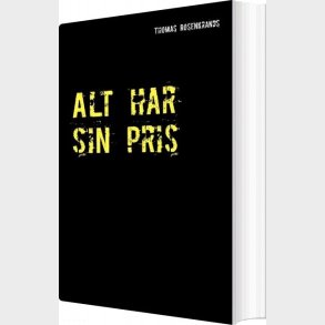 Alt Har Sin Pris - Thomas Rosenkrands - Bog