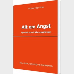 Alt Om Angst - Thomas Vinter - Bog