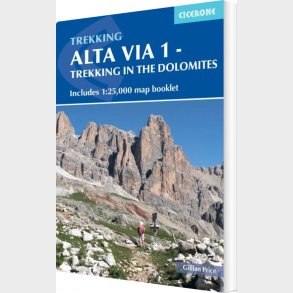 Alta Via 1 - Trekking In The Dolomites  - Gillian Price - English Book