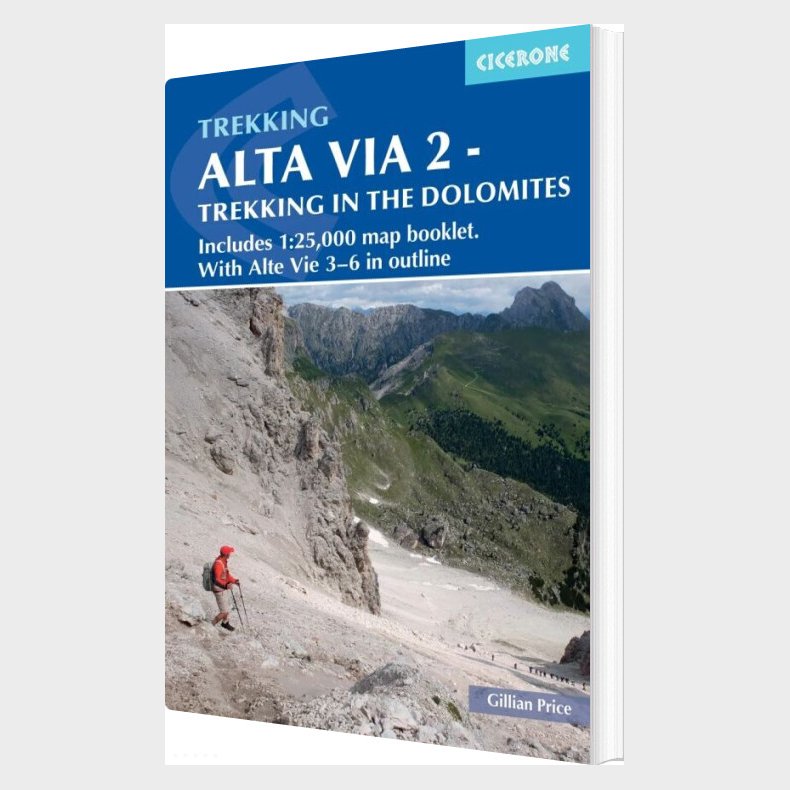 Alta Via 2 - Trekking In The Dolomites - Gillian Price - English Book