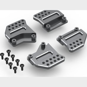 Aluminum Shock Tower Set (gunmetal) - Hp161149 - Hpi Racing