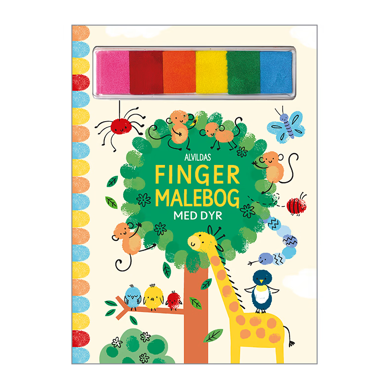 Forlaget Alvilda | Alvildas fingermalebog med dyr