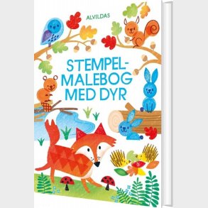 Alvildas Stempel Malebog Med Dyr - Fiona Watt - Bog