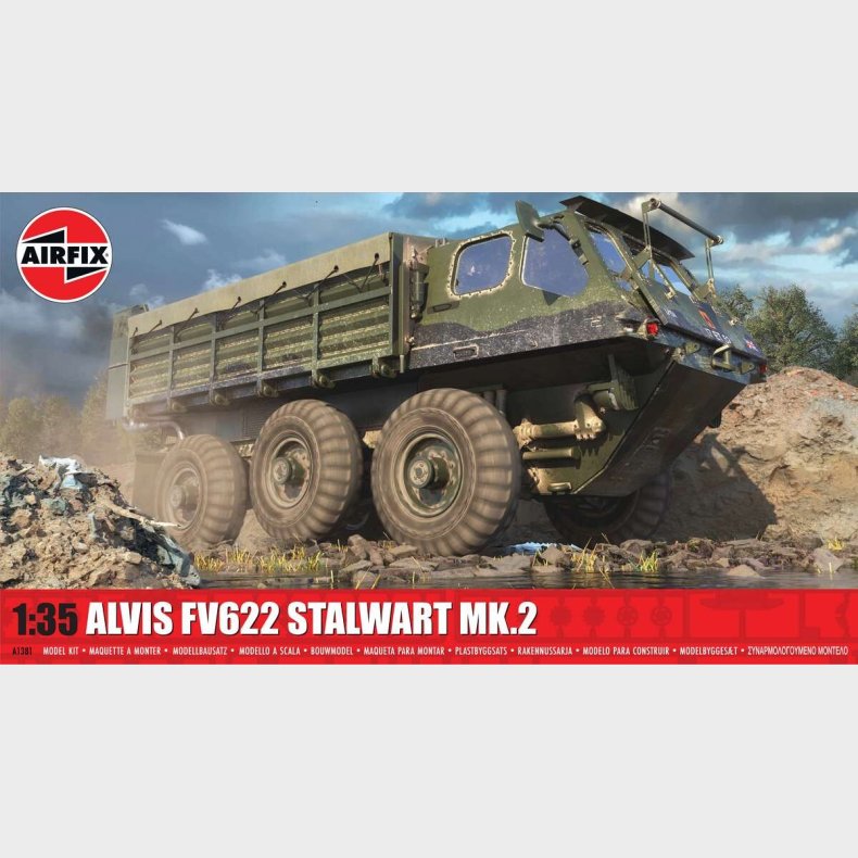 Airfix - Alvis Fv622 Stalwart Mk.2 Model Byggest - 1:35 - A1381