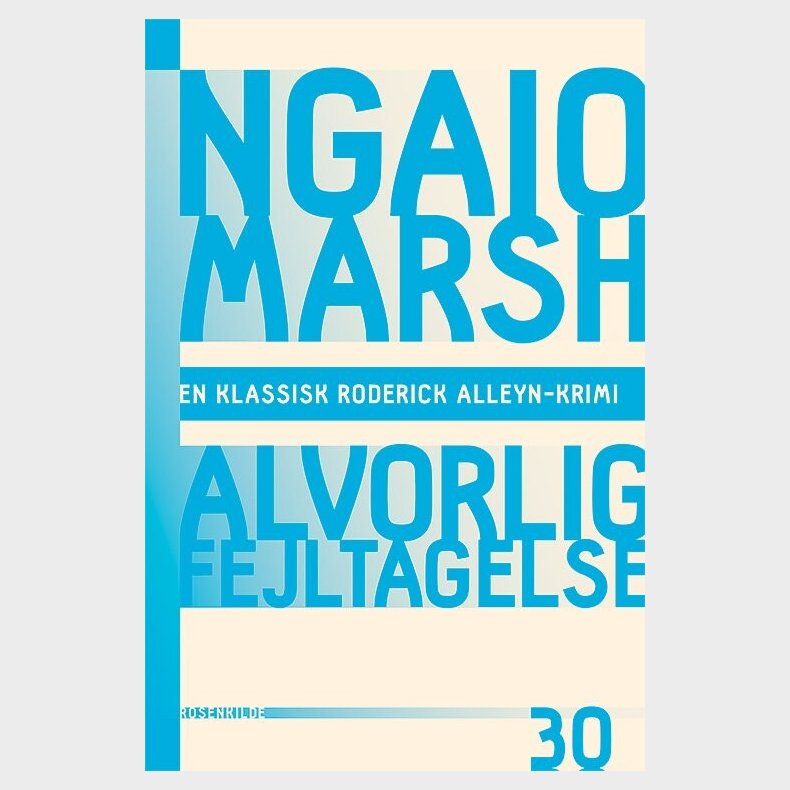 Alvorlig Fejltagelse - Ngaio Marsh - Bog