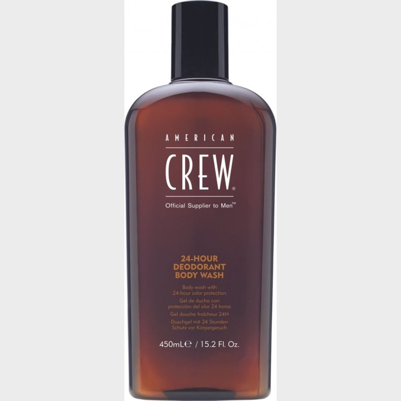 American Crew Vaskegel - 24-hour Deodorant Body Wash 450 Ml