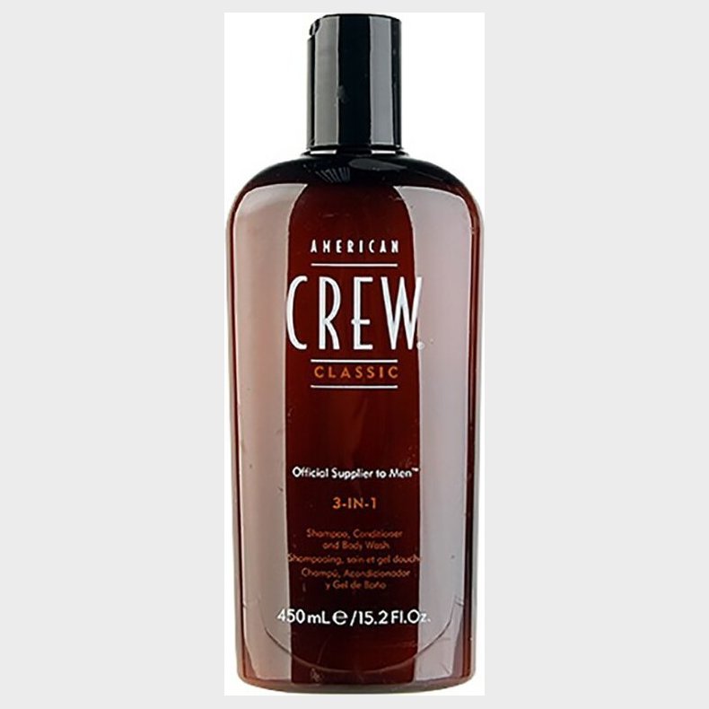 American Crew - Shampoo, Conditioner Og Body - Classic 3-in-1 450 Ml