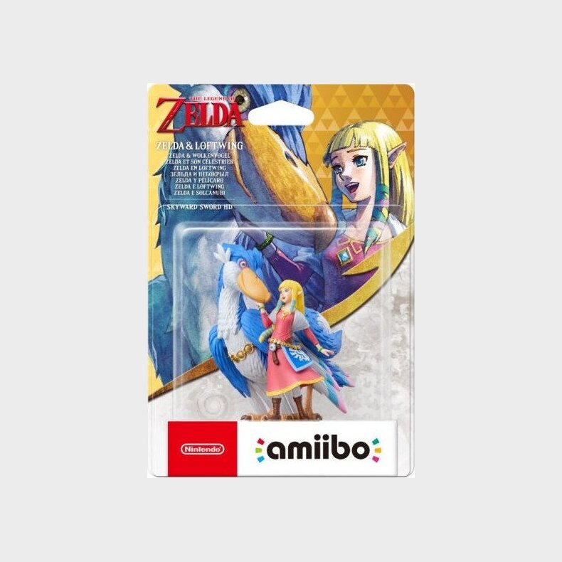 Nintendo Amiibo Figur - Zelda & Loftwing - Legend Of Zelda - Til Switch