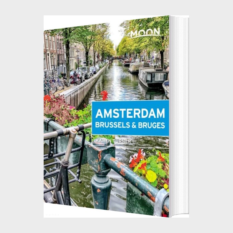 Amsterdam, Brussels & Bruges, Moon - Karen Turner - English Book