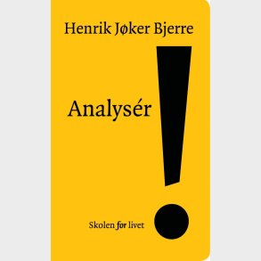 Analysr! - Henrik Jker Bjerre - Bog