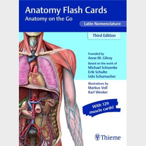 Anatomy Flash Cards: Anatomy On The Go - Anne M. Gilroy - English Book