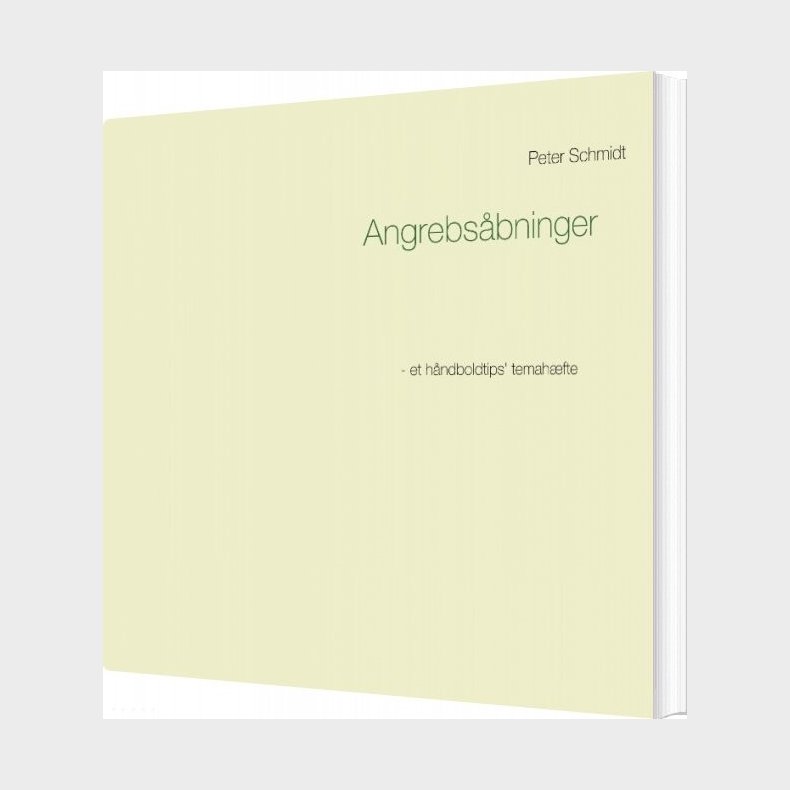 Angrebsbninger - Peter Schmidt - Bog