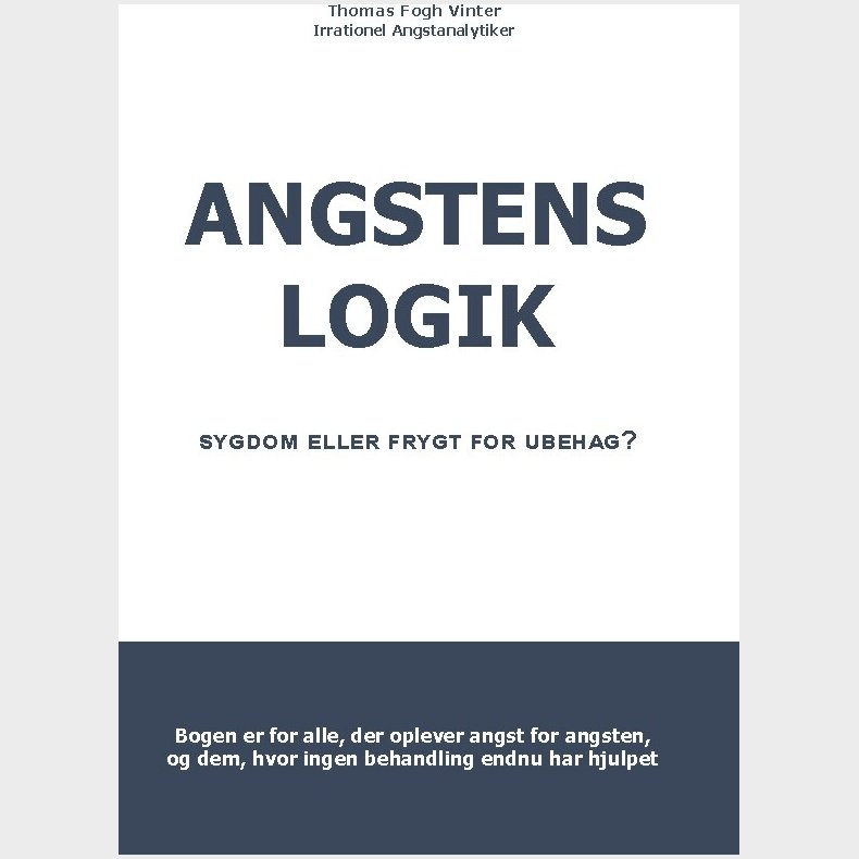 Angstens Logik - Thomas Fogh Vinter - Bog