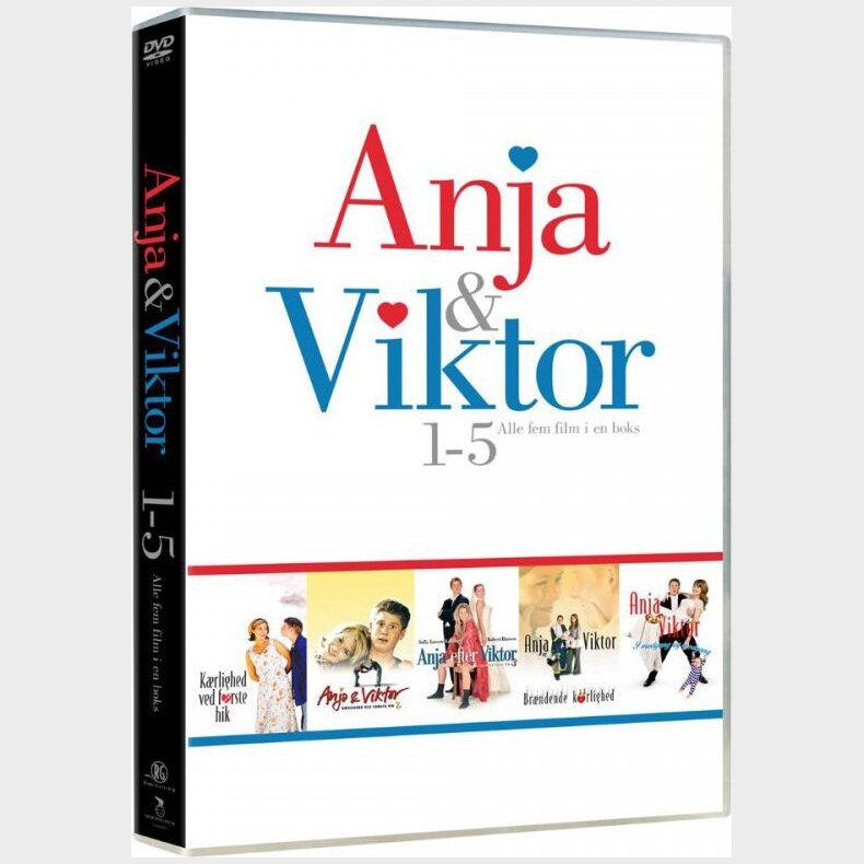 Anja Og Viktor Boks - Alle 5 Film - DVD - Film