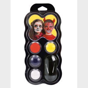 Grim'Tout | Ansigtsfarve - Palette m. 4 farver - Halloween