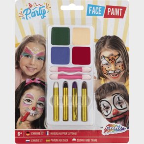 Ansigtsmaling - 10 Dele