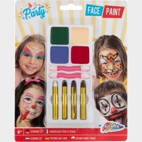 Ansigtsmaling - 10 Dele