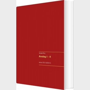 Anslag I - Ii - Jacques Berg - Bog