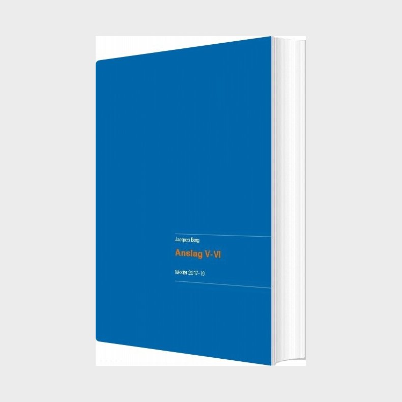 Anslag V-vi - Jacques Berg - Bog