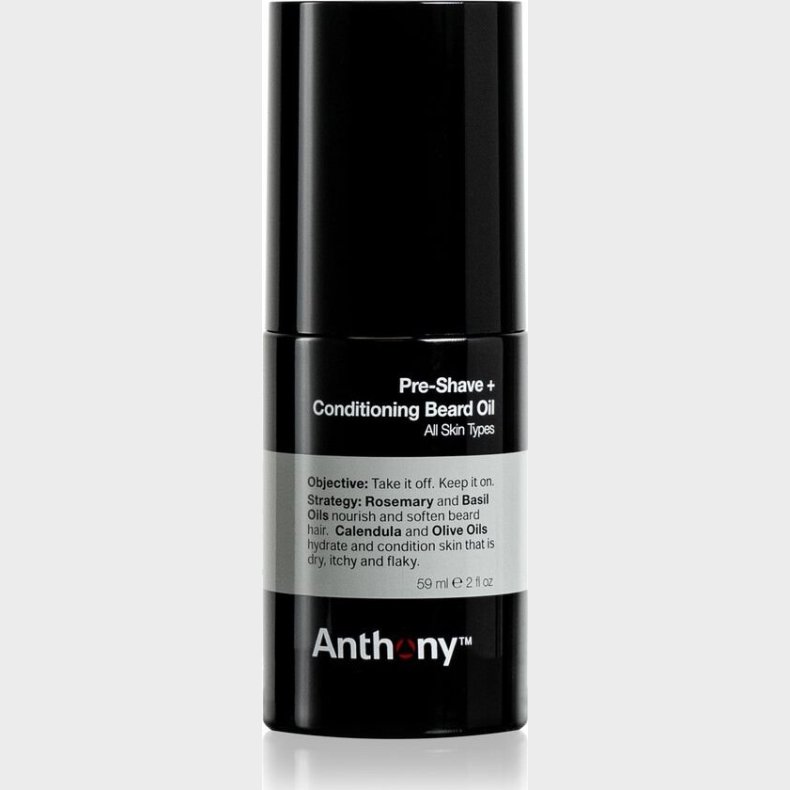 Anthony - Pre Shave + Conditioning Beard Oil