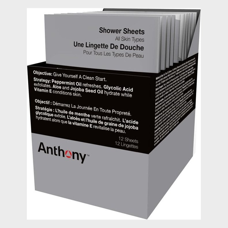 Anthony - Shower Sheets - 12 Stk