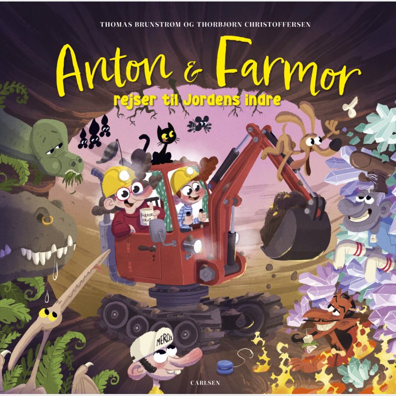 Anton Og Farmor Rejser Til Jordens Indre - Thomas Brunstr�m - Bog