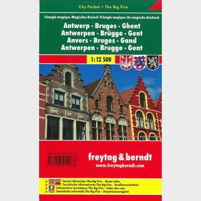 Freytag & Berndt - Antwerp, Bruges, Ghent City Pocket + The Big Five - English book