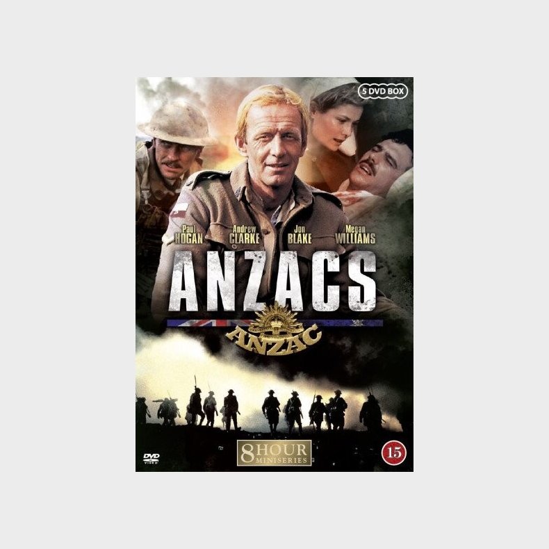 Anzacs - Tv-serie Fra 1985 - DVD - Tv-serie