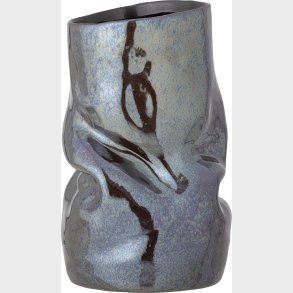 Bloomingville - Apio Vase - Sort - Stentj - H 22,5 Cm
