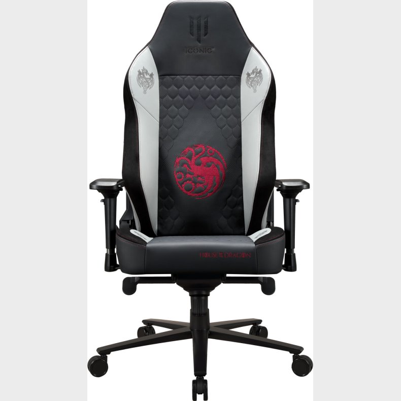 Apollon Collector / House Of The Dragon   Black Seat + Grey/red