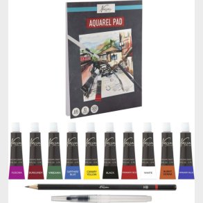 Aquarel Paint Box - 13 Dele
