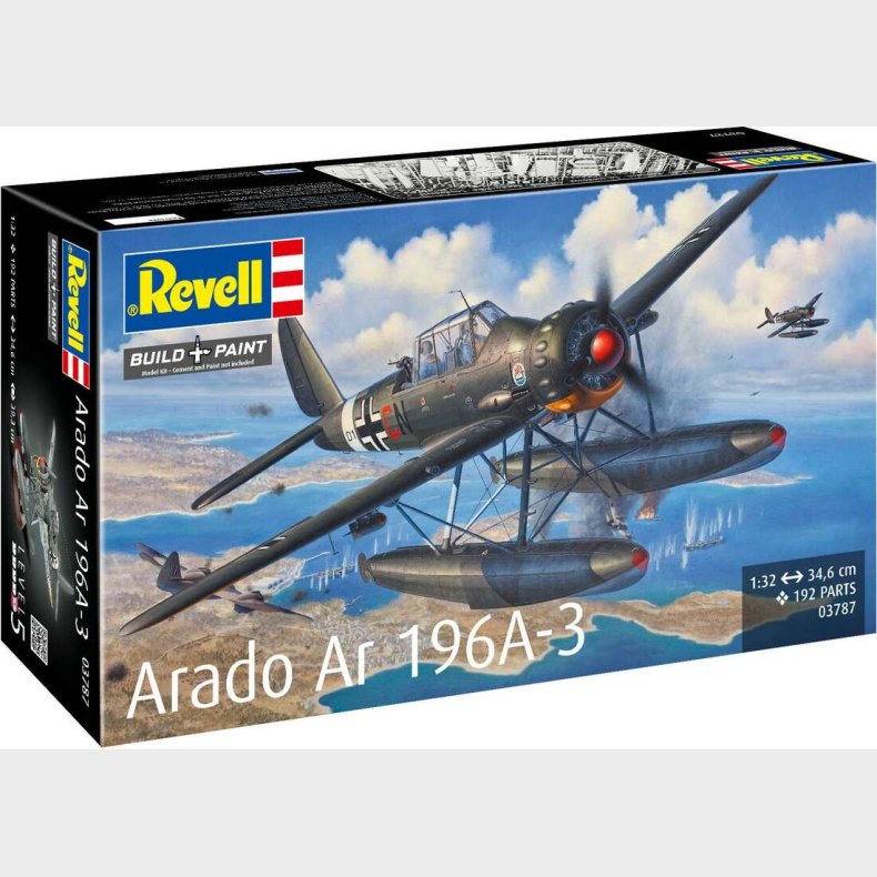 Arado Ar196a-3 Seaplane 1:32 - 03787 - Revell