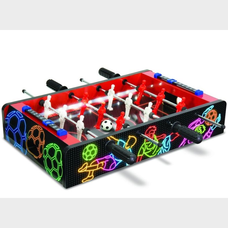 Arcade Bordfodbold Neon med LED-Lys