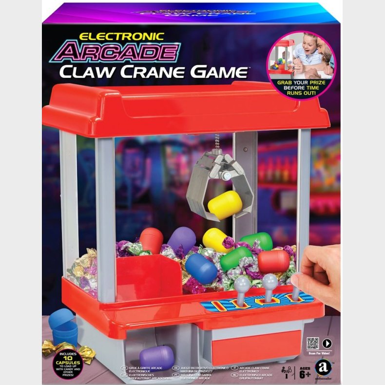 Arcade Kranmaskine med prmiekapsler (3 joysticks)