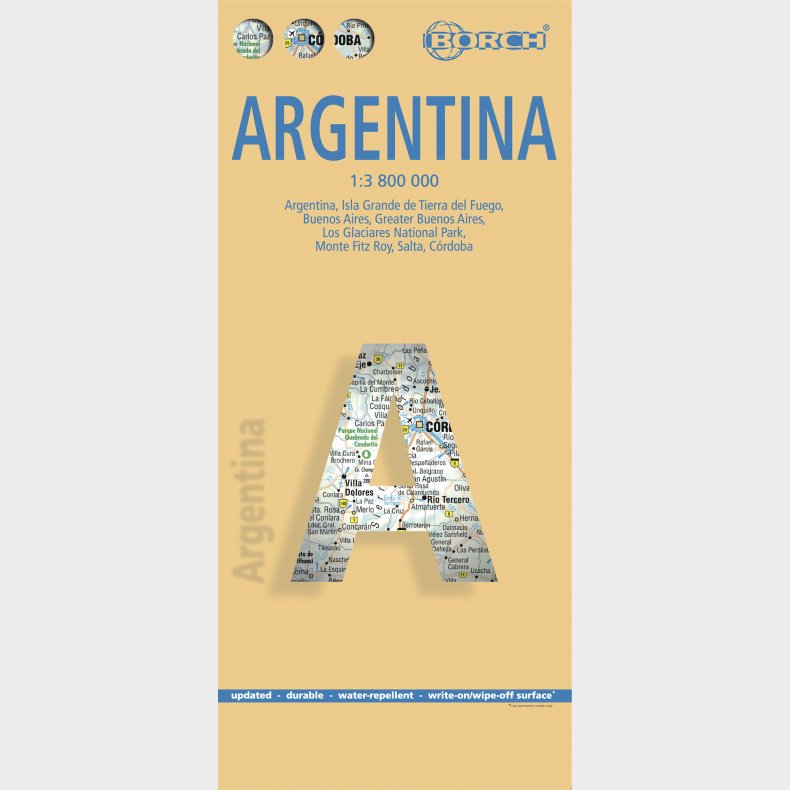 Argentina - Borch Maps  - English book