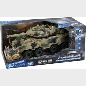 Armored Vehicle W/friction, Light, Sound & Try-me - Klx Toys