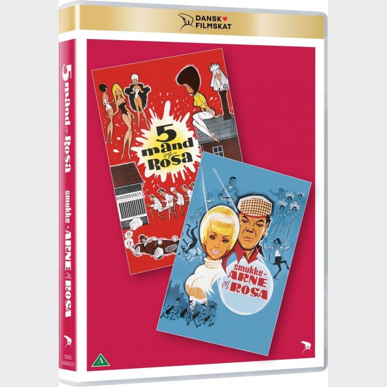 5 Mand Og Rosa // Smukke-arne Og Rosa - DVD - Film