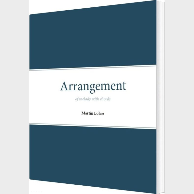 Arrangement - Martin Lohse - English Book