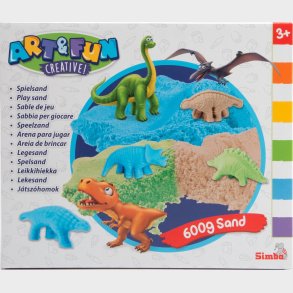 Art & Fun - Legesand Dinosaur St Til Brn