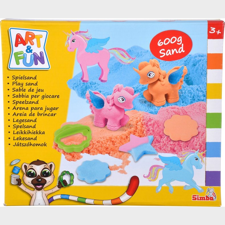 Art & Fun - Legesand Enhjrning St Til Brn