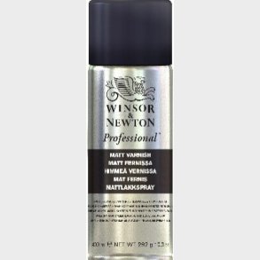 Winsor & Newton - Matt Varnish - Mat Lak Spray 400 Ml
