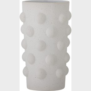 Bloomingville - Artan Vase - Hvid - Stentj - H 24,5 Cm