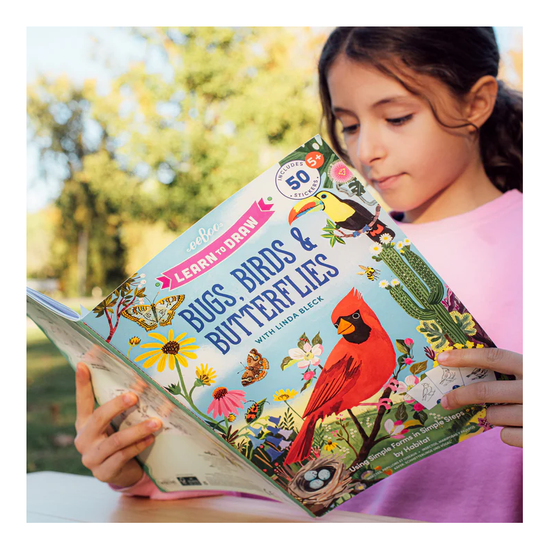 eeBoo | Lr at tegne - Bugs, Birds & Butterflies