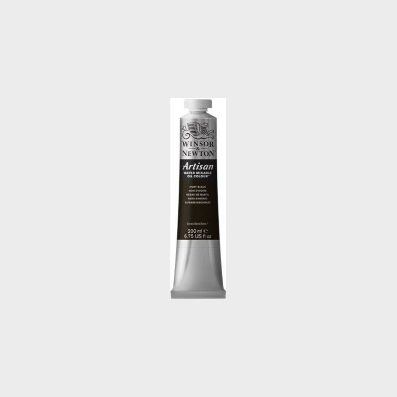 Winsor & Newton - Oliemaling - Ivory Black 200 Ml